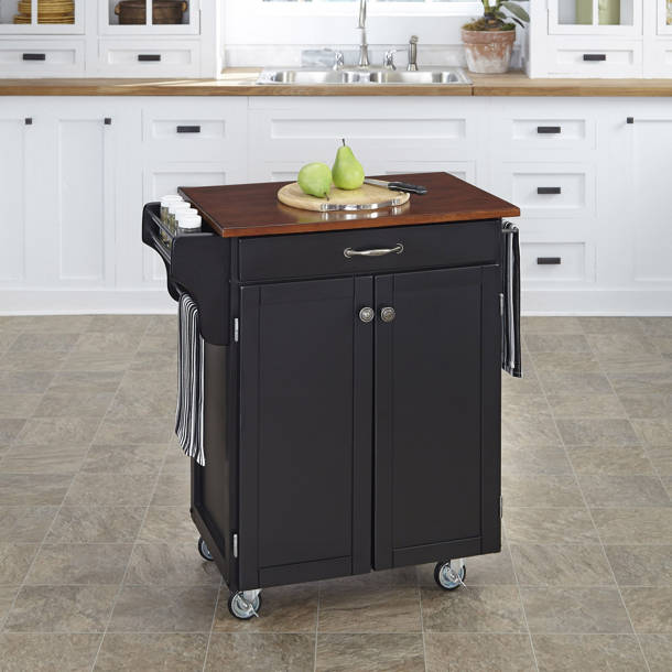 Red Barrel Studio® Savorey Solid Wood Kitchen Cart & Reviews Wayfair